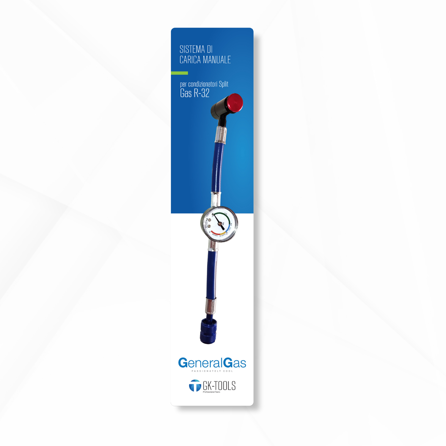 GK-Tools Sistema di Carica Manuale per condizionatori split gas R-32