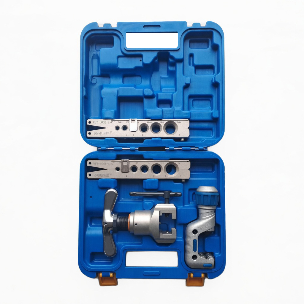 VALUE Kit VFT-808UA-MIS - Kit Utensili HVAC-R in Valigetta, Composto da Cartellatrice a Frizione in Alluminio VFT-808UA + Tagliatubi VTC-32