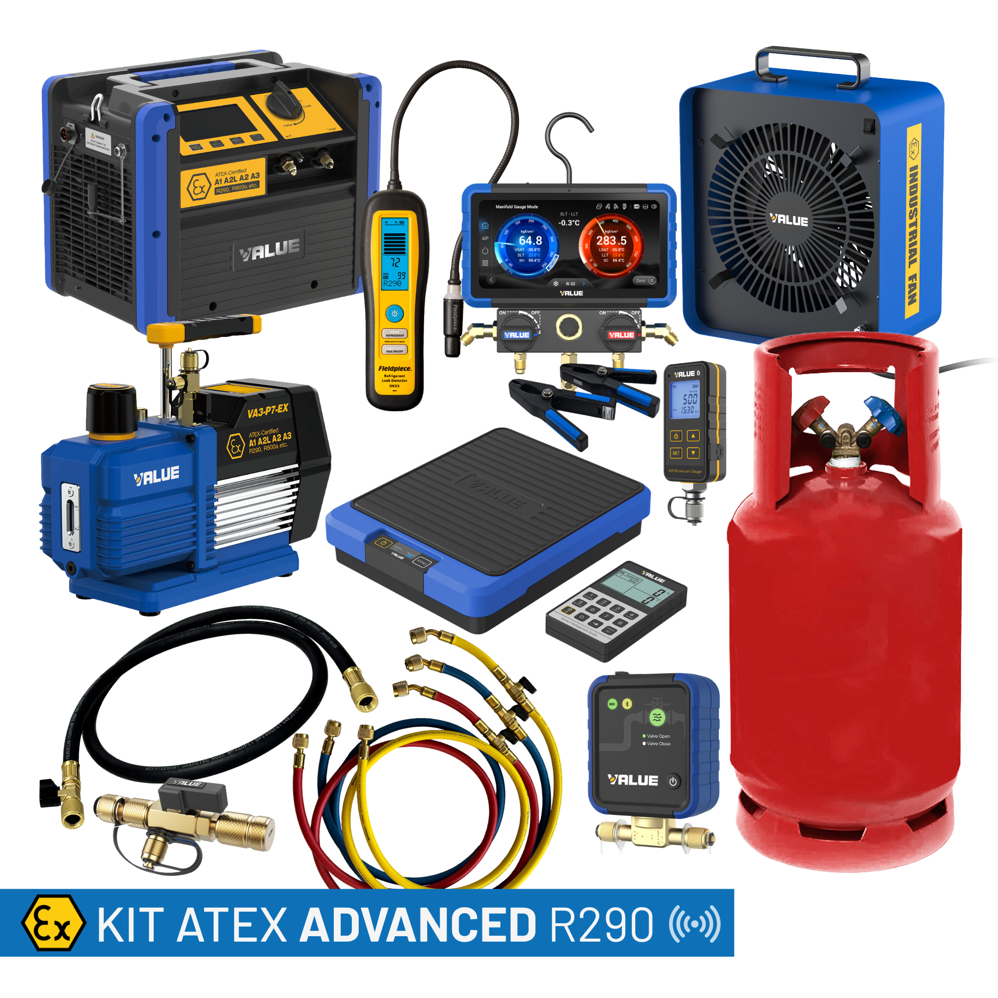 Kit ATEX Advanced R290: attrezzature HVACR in kit completo