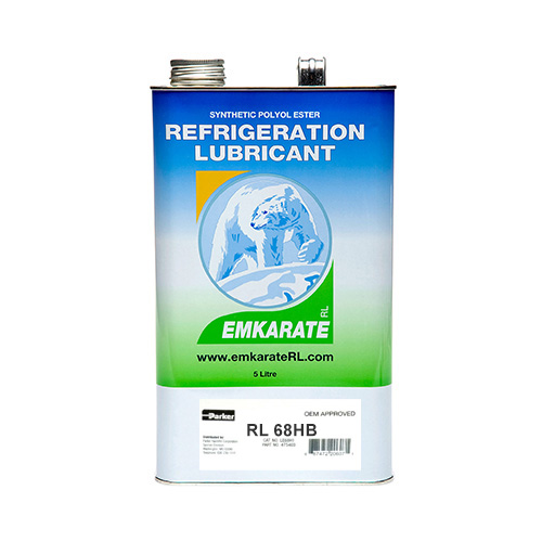 Olio lubrificante POE Emkarate® RL68HB per applicazioni di refrigerazione con CO2 (subcritico e transcritico) - Confezione n° 4 Latte da 5 Litri