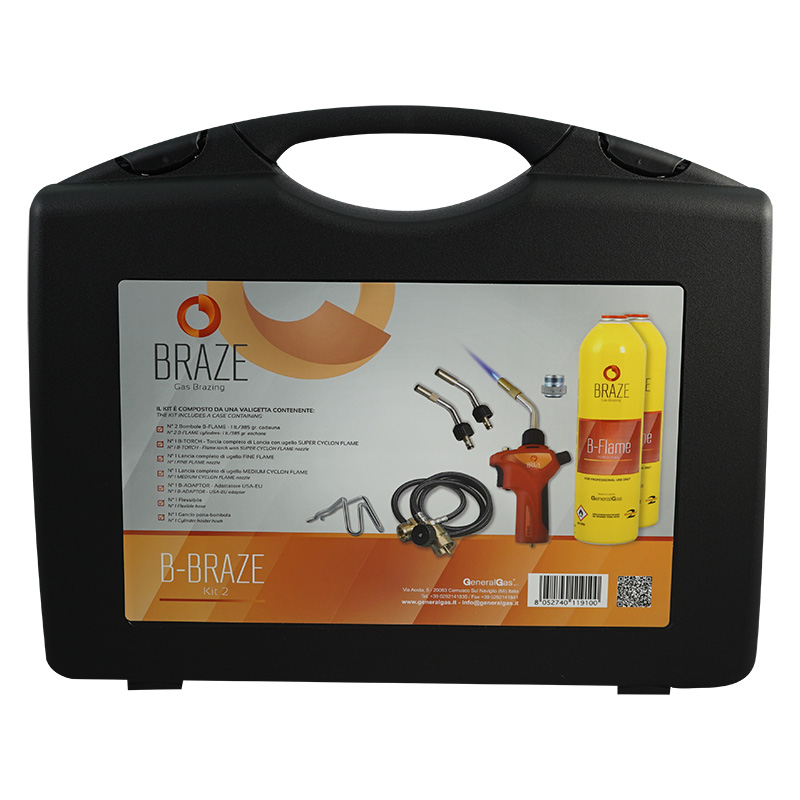 B-Braze® Kit 2 per Saldobrasatura in valigetta (T° fiamma fino a 2.900°C/5.250 °F) - Foto 2