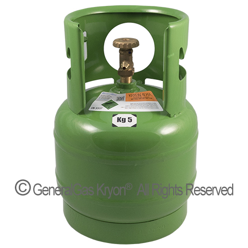 R404A Kryon® 404A in Bombola Kryobox 6,4 litri / 42 bar - 5 Kg
