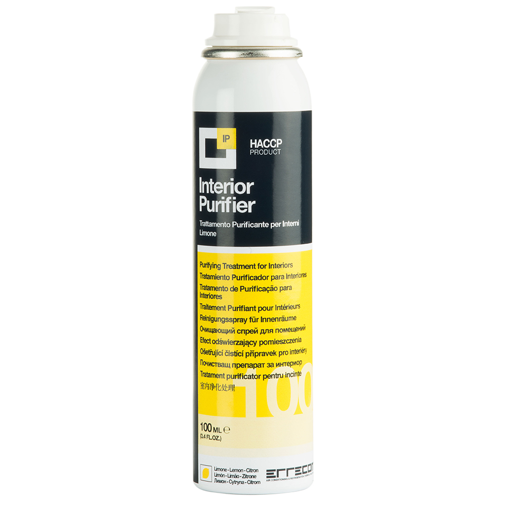 30 x Trattamento Igienizzante per Interni - INTERIOR PURIFIER - LIMONE - Disinfettante registrato in Germania (N69547) 100 ml - confezione n° 30 pz.