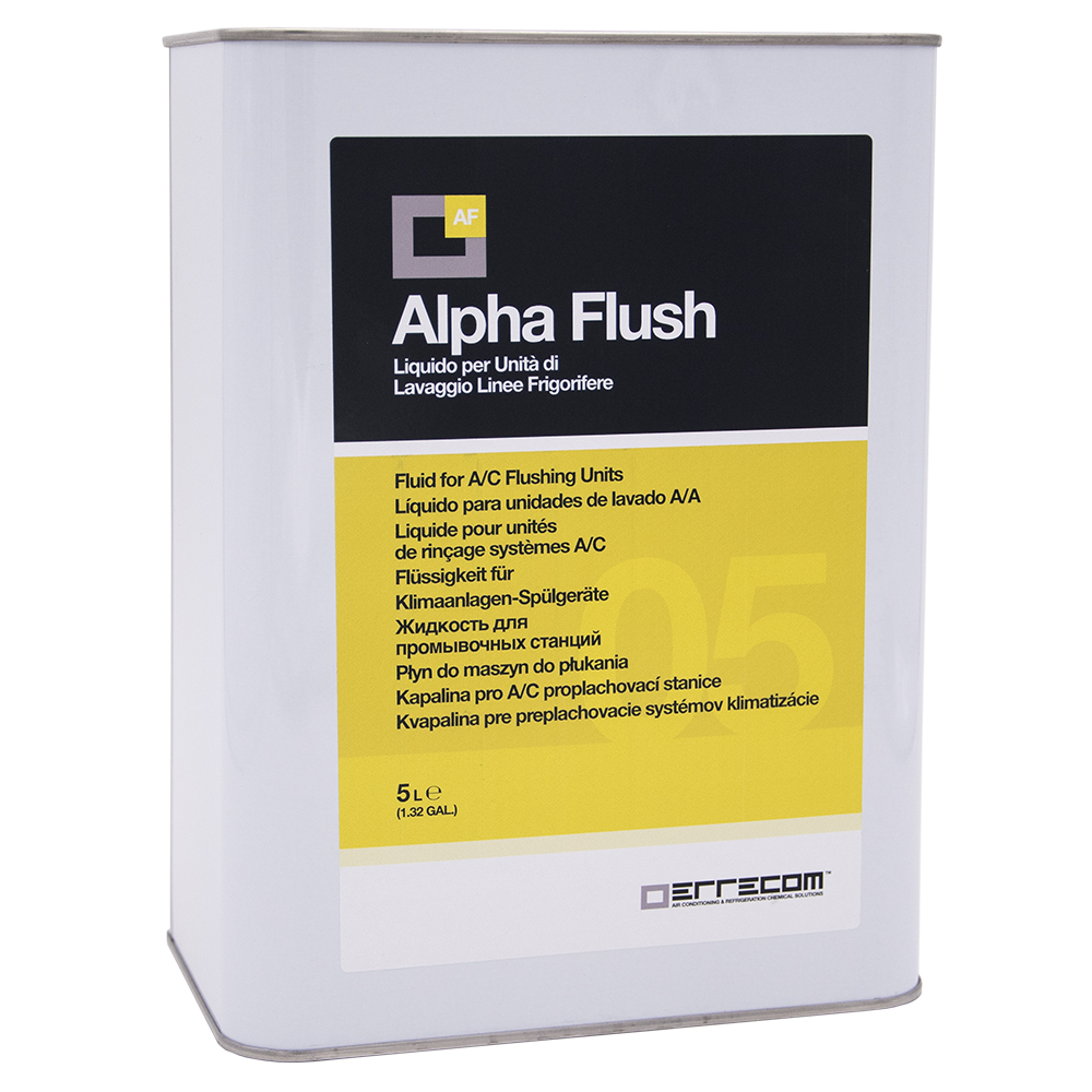 Liquido per Stazioni di Lavaggio Automatiche per Linee Frigorifere - ALPHA FLUSH - 5 lt - Confezione n° 2 pz.
