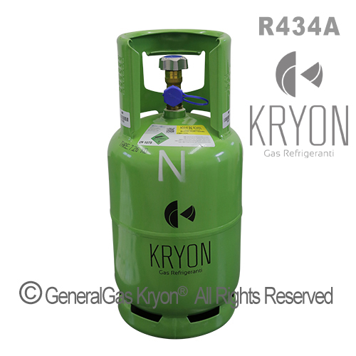 R434A 100% Rigenerato (conforme std. qualitativo AHRI-700) in Bombola a Rendere 13 Lt - 11 Kg