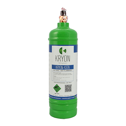 R437A Freon® (Isceon) MO49 Plus - bombola KryoSmart - 1Lt/900 Gr - 48 Bar - AC - valvola ¼ SAE RH