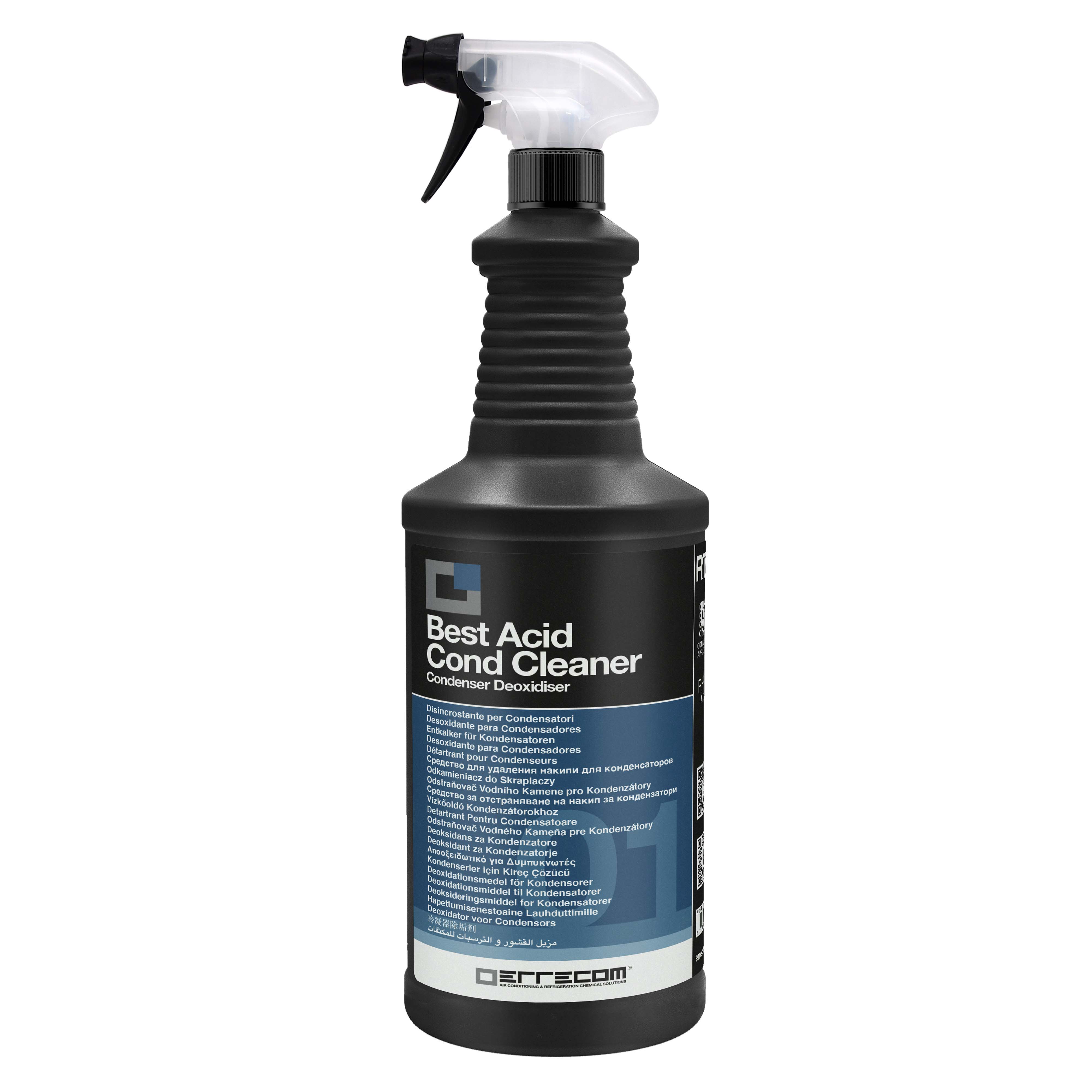 6 x Disincrostante Acido Spray per Condensatori - BEST ACID COND CLEANER - 1 lt - Confezione n° 6 pz.