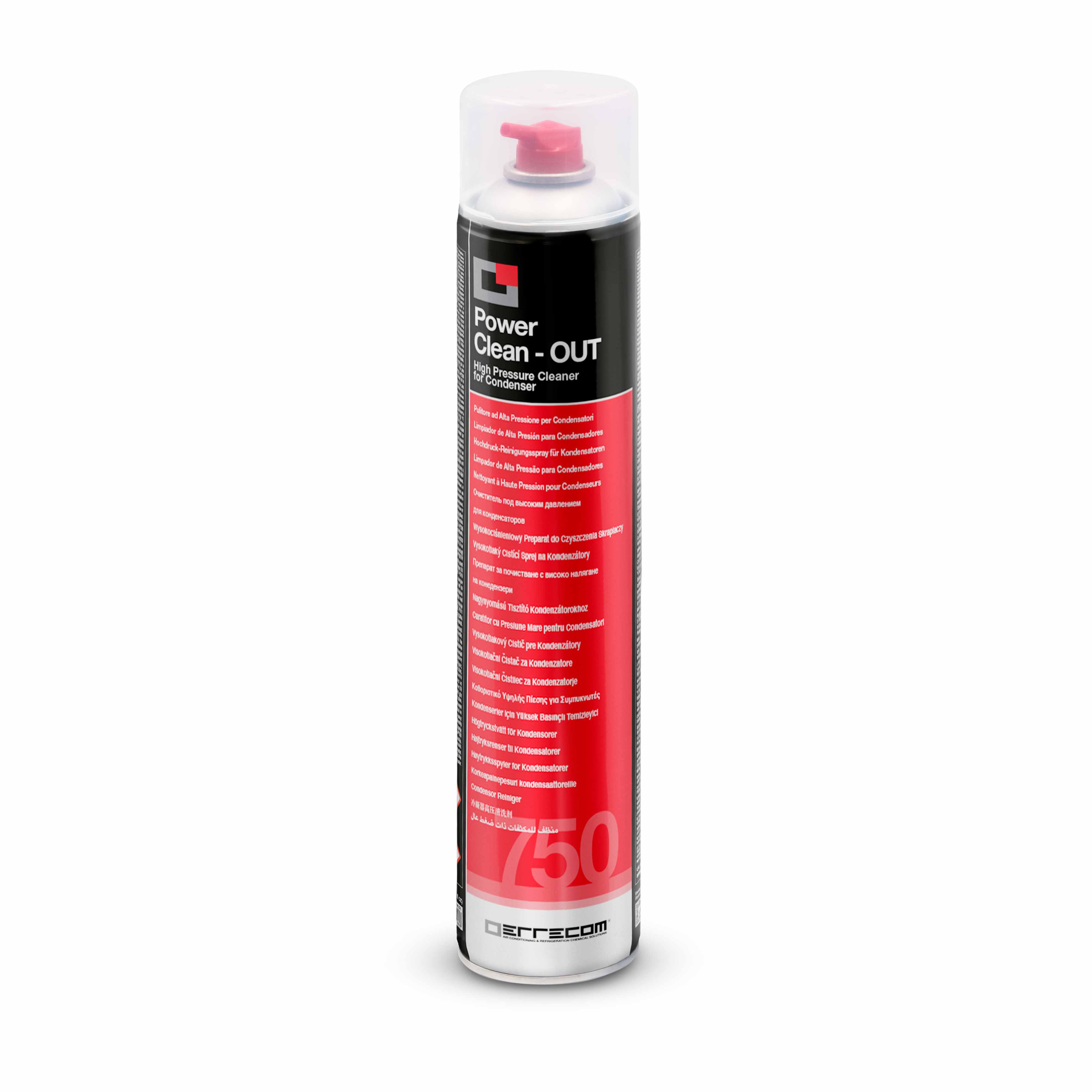 12 x Pulitore ad alta Pressione per Condensatori - POWER CLEAN OUT - 750 ml - Confezione n° 12 pz.