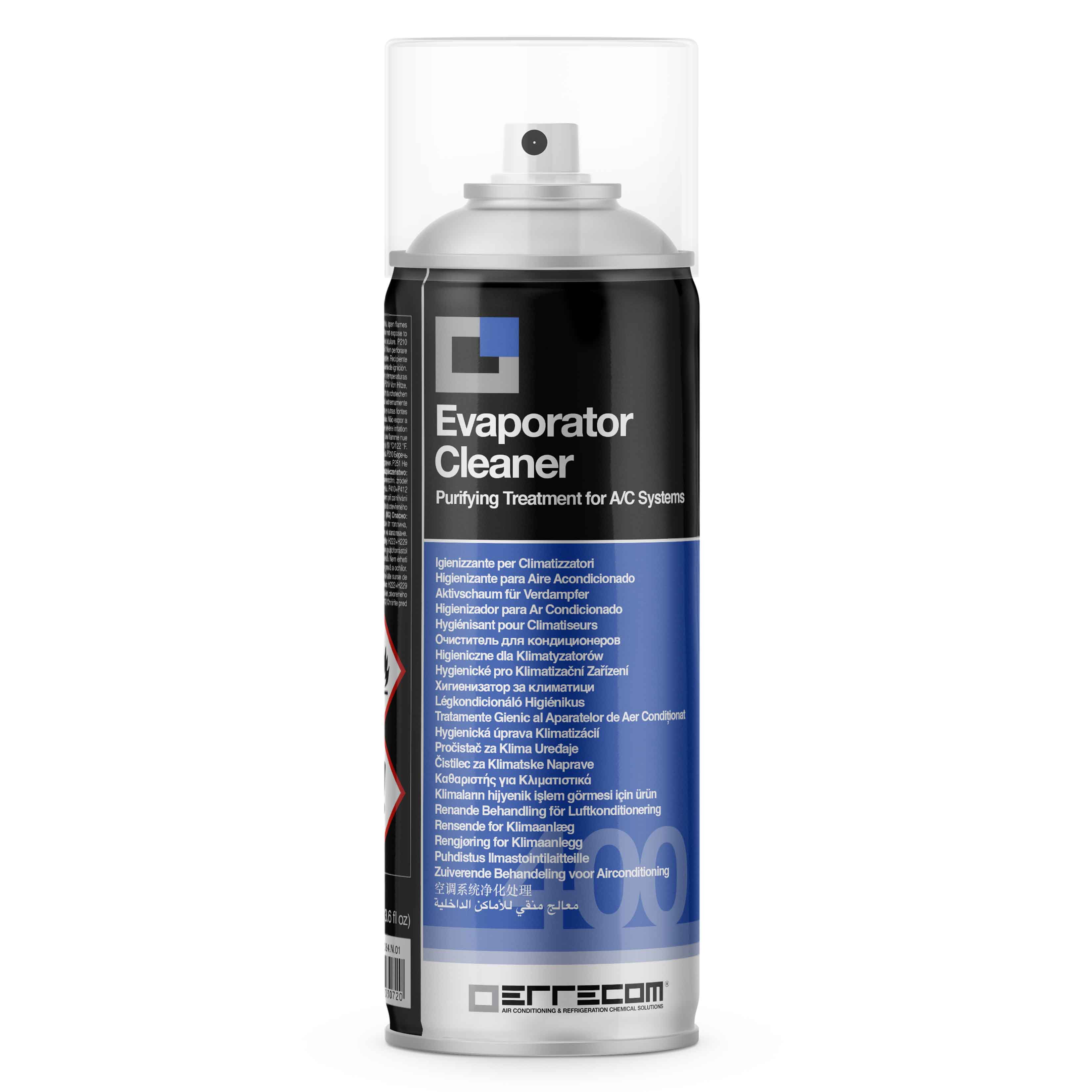 12 x Pulitore Igienizzante non Schiumoso per Evaporatori - EVAPORATOR CLEANER - 400 ml - Disinfettante registrato in Germania (N69546) - confezione n° 12 pz