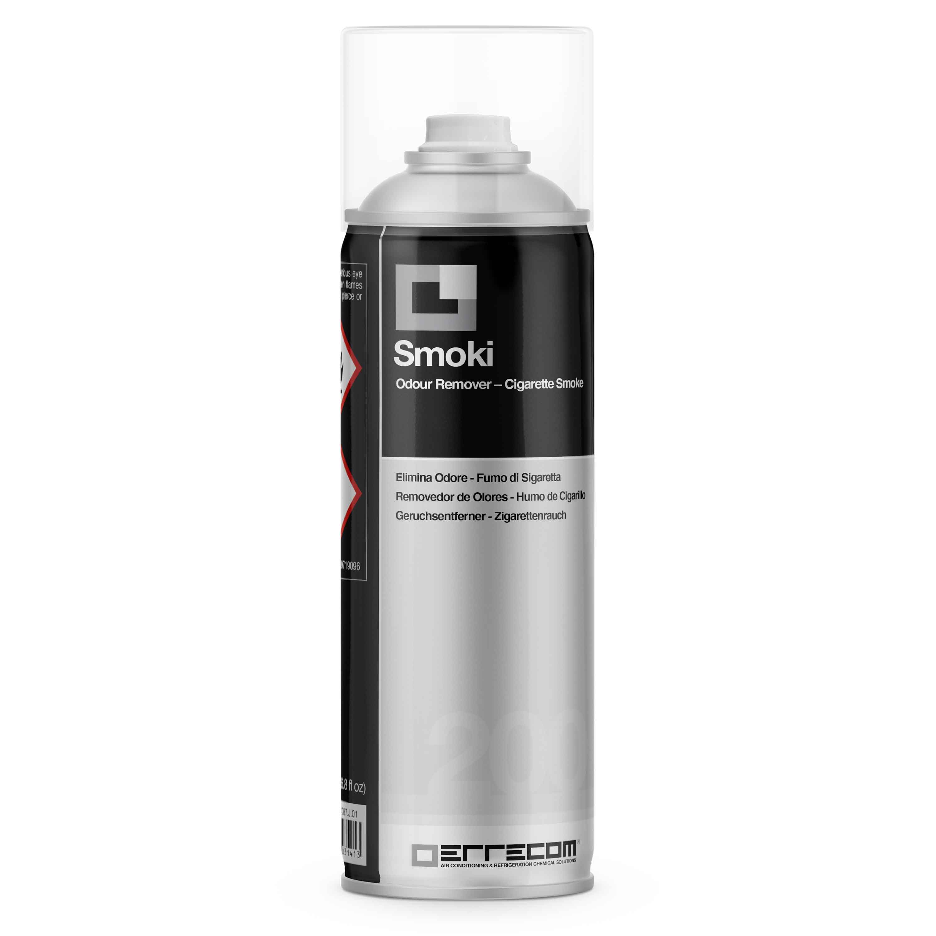 12 x Elimina Odori di Sigarette per Interni - SMOKI - 200 ml - Confezione n° 12 pz.