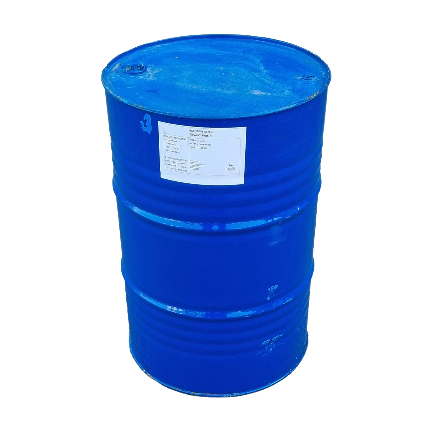 Kryon® ProGel - Glicole Propilenico Inibito (MPG) in fusto metallico capacità 200 kg (colorato rosso)