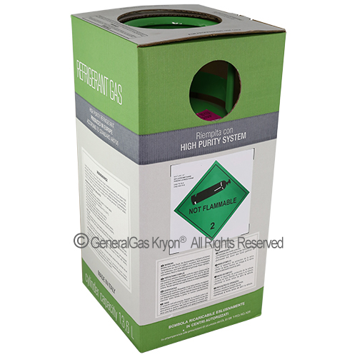 Bouteille de gaz R427A - 5 kg net, substitut du gaz R22